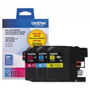Brother LC103-CMY 3-Pack - 3 x 600 pages - (3-Color) - Original