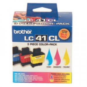 Brother LC413PKS Tri-Color 3-Pack Ink Cartridges - Original
