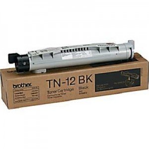 Brother TN12BK Black Laser Toner - Original