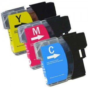 Brother LC613PKS 3-Pack Ink Cartridges 3 x 325 Pages (3-Colors) - Compatible