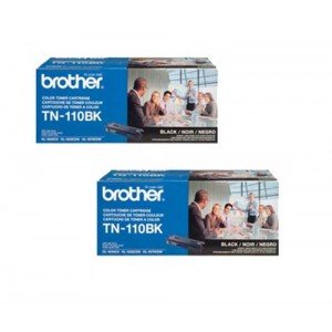 Brother TN110 Toners 2-Pack 2x2500 pages (Black) - Original