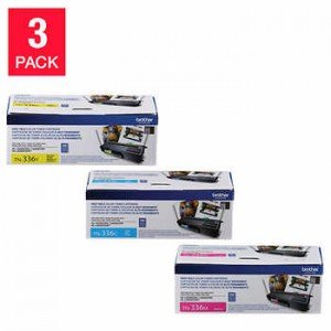 Brother TN336 CMY Toner 3-Color Pack - Original  (3500 pages each)