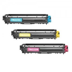 Brother TN225C TN225M TN225Y 3-Color 3-Pack Compatible