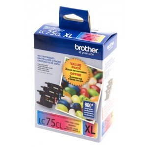 Brother LC753PKS 3-Color Ink Cartridges - Originals