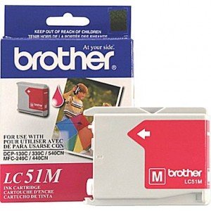 Brother LC51MS Magenta Ink Cartridge - Original