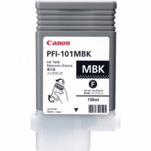 Canon PFI-101MBK Ink Cartridge - Black -CanonimagePROGRAF iPF5000 - Original