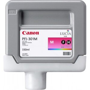 Canon PFI-301M - Pigment Magenta Ink Cartridge 330ml - Original