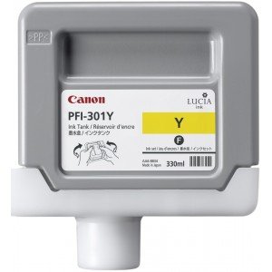 Canon PFI-301Y - Pigment Yellow Ink Cartridge 330ml - Original