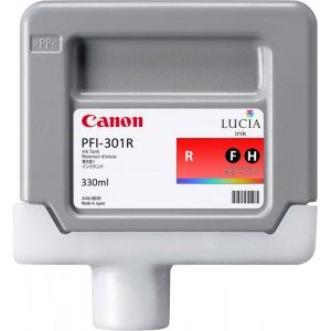 Canon PFI-301R - Pigment Red Ink Cartridge 330ml - Original