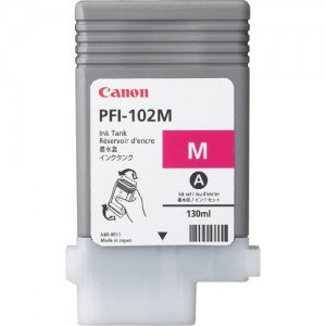 Canon PFI-102M Magenta Ink Cartridge 130ml - Original