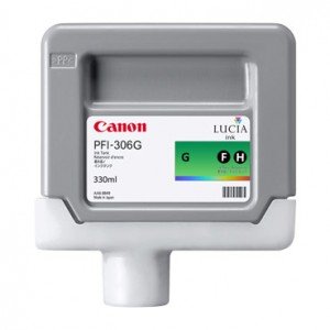 Canon PFI-306G 6664B001 330ML Ink Cartridge (Green) - Original