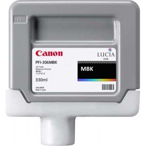 Canon PFI-306MBK 6656B001 330ML Ink Cartridge (Matte Black) - Original