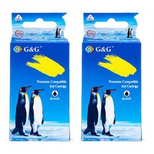Compatible Black Ink Cartridges (Pack of 2) 2450 Pages ea- Fits HP 88XL C9396