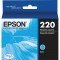 Espon 220 T220220 Cyan Ink Cartridge 165 Pages - Original