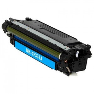 Compatible Cyan Laser Toner 15000 Pages - Fits HP 654A CF331A