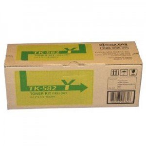 Kyocera TK-582Y Yellow Laser Toner 2800 Pages - Original