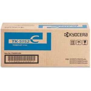 Kyocera TK-5152C Cyan Laser Toner 10000 Pages - Original