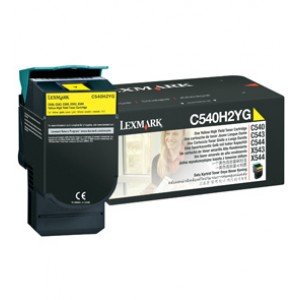 Lexmark C540H2YG Yellow Laser Toner 2000 Pages - Original