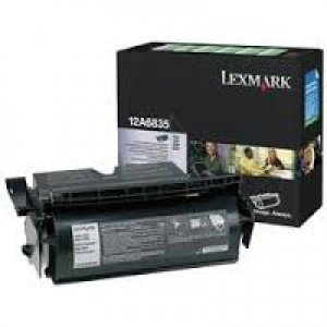 Lexmark 12A6835 Black Laser Toner 20000 Pages - Original