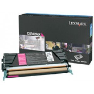 Lexmark C534 C5342MX Magenta Laser Toner 7000 Pages - Original