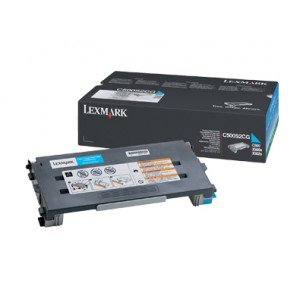 Lexmark C500, X500, X502 C500S2CG Cyan Laser Toner 1500 Pages - Original