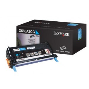 Lexmark X560 X560A2CG Cyan Laser Toner 4000 Pages - Original