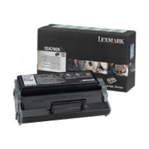 Lexmark E321, E323 12A7405 Black Laser Toner 6000 Pages - Original