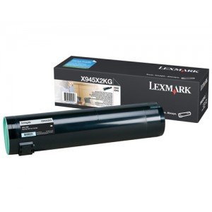 Lexmark X940e, X945e X945X2KG Black Laser Toner 36000 Pages - Original