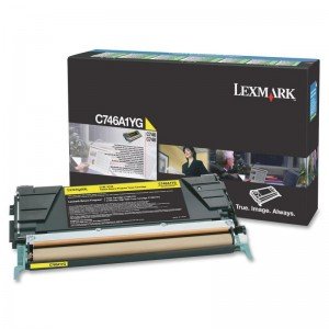 Lexmark C746, C748 C746A1YG Yellow Laser Toner 7000 Pages - Original