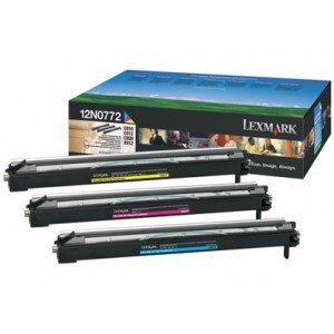 Lexmark 12N0772 Tri-Color Photodeveloper Set - Original