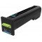 Lexmark CX820 82K0H20 Cyan Laser Toner 17000 Pages - Original