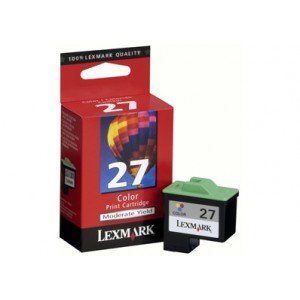 Lexmark 27 10N0227 Tri-Color Ink Cartridge 140 Pages - Original