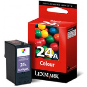 Lexmark 24A 18C1624 Tri-Color Ink Cartridge 200 Pages - Original