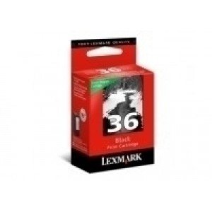 Lexmark 36 18C2130 Black Ink Cartridge 175 Pages - Original