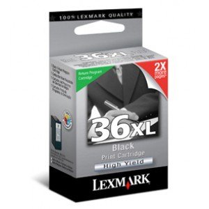 Lexmark 36XL 18C2170 Black Ink Cartridge 500 Pages - Original