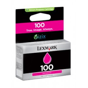 Lexmark 100 14N0901 Magenta Laser Toner 200 Pages - Original