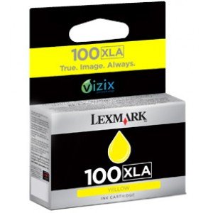 Lexmark 100XLA 14N1095 Yellow Ink Cartridge 600 Pages - Original