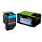 Lexmark 801SC 80C1SC0 Cyan Laser Toner 2000 Pages - Original