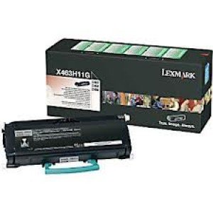 Lexmark X463, X464, X466 X463H11G Black Laser Toner 9000 Pages - Original