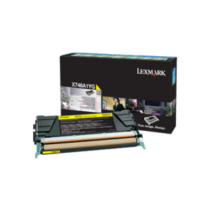 Lexmark X746, X748 X746A1YG Yellow Laser Toner 7000 Pages - Original